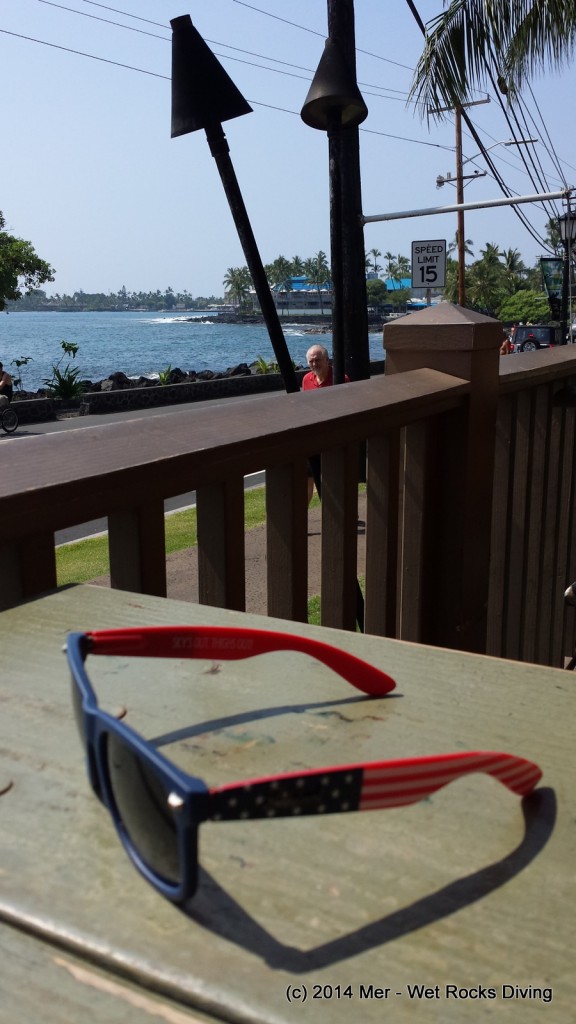 Sunglasses also appreciate the beer selection and view at Humpy's