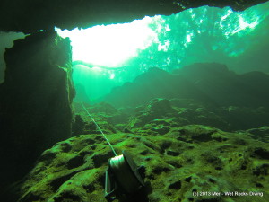 Lovely low-flow Peacock offers many different dives